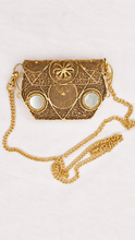 Load image into Gallery viewer, Gold Filigree Mini Bag with Detachable Tassel