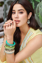 Load image into Gallery viewer, Janhvi Kapoor in the Silver Filigree Earrings