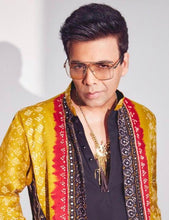 Load image into Gallery viewer, Karan Johar in our Crescent Fringe Necklace