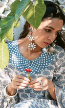 Load image into Gallery viewer, Silver Teen Sitara Earrings