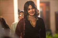 Load image into Gallery viewer, Priyanka Chopra in Gold Moon Circle