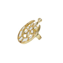 Load image into Gallery viewer, Half Crescent Chand Gold Ring