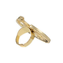 Load image into Gallery viewer, Half Crescent Chand Gold Ring