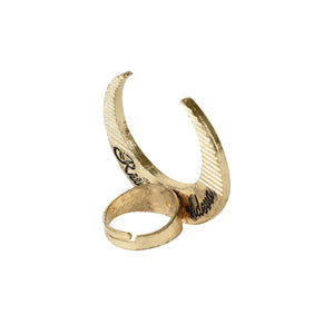 Gold Chand Tukda Ring