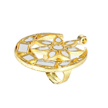 Load image into Gallery viewer, Half Crescent Chand Gold Ring