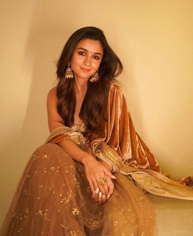 Alia Bhatt in our Gold Coin Ring