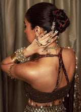 Load image into Gallery viewer, Bhumi Pednekar in our Flower &amp; Kaan Chain Earrings

