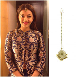 Kajal Aggarwal in our filigree maangtikka