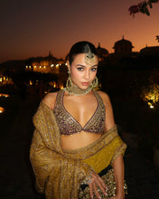 Load image into Gallery viewer, Tania Shroff in our Petal Drop Mirrorwork Earrings
