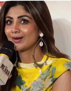 Shilpa Shetty in Our Soft Cowri Earrings