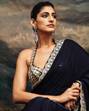 Load image into Gallery viewer, Kubra Sait in Our Silver Star Drop Earrings
