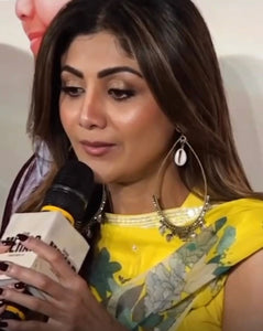 Shilpa Shetty in Our Soft Cowri Earrings
