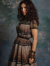 Load image into Gallery viewer, Bhumi Pednekar imn our Wooden Maxi Bangle Stack
