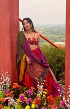 Load image into Gallery viewer, Jayati Modi in our Gold Long Boho Earrings
