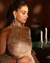 Load image into Gallery viewer, Nysa Devgan in our Silver Long Boho Earrings
