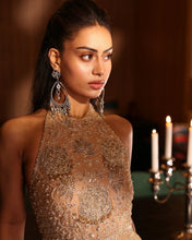 Load image into Gallery viewer, Nysa Devgan in our Silver Long Boho Earrings
