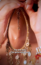 Load image into Gallery viewer, Amrita Thakur in our Oversize Hoop Earrings in Gold
