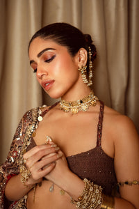 Bhumi Pednekar in our Mirror Drop Beaded Choker