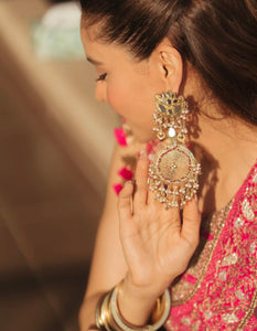 Dreamcatcher Gold Lotus Earrings