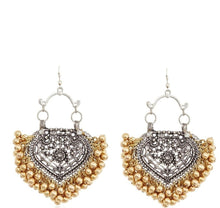 Load image into Gallery viewer, Paan &amp; Gold Ghungroo Earrings
