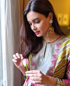 Diana Penty in Our Star Fringe Earrings