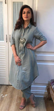 Load image into Gallery viewer, Tisca Chopra in our Teal Fringe

