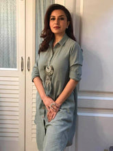 Load image into Gallery viewer, Tisca Chopra in our Teal Fringe
