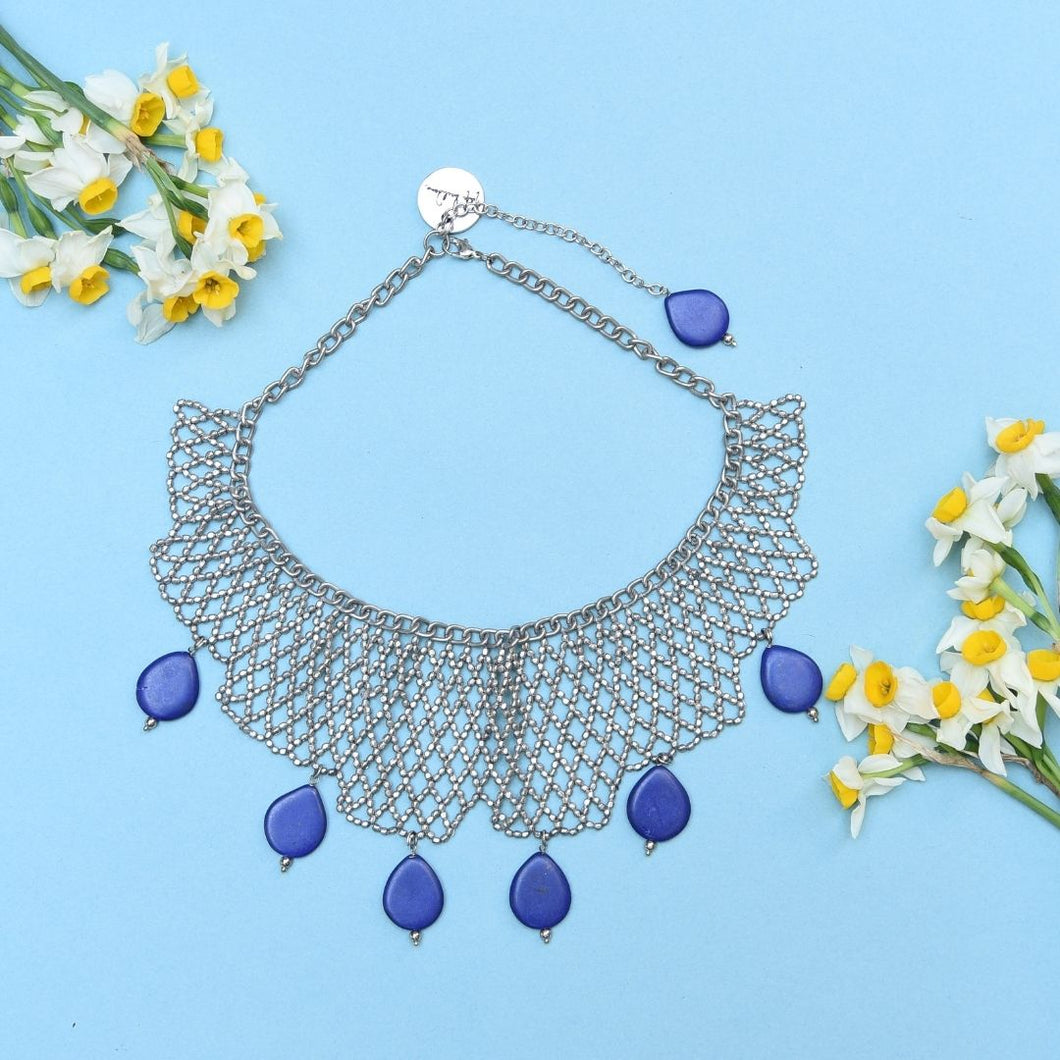 Blue Jaal Necklace