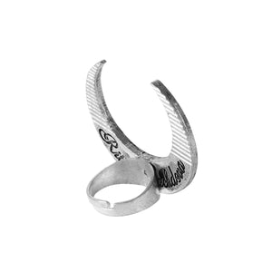 Silver Chand Tukda Ring