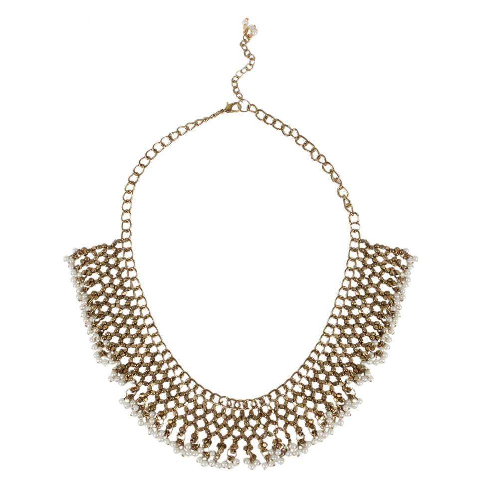 Jaal and Pearl Necklace