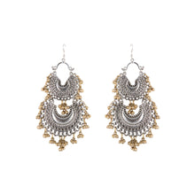 Load image into Gallery viewer, Double Crescent Mix Earrings
