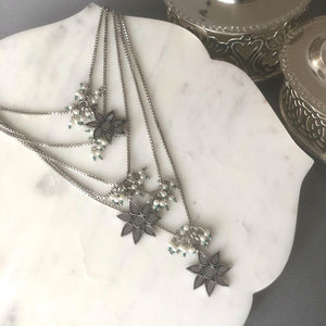 Silver Teen Sitara Necklace